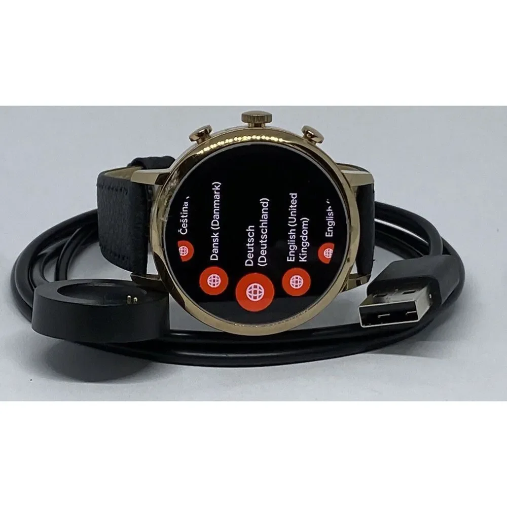 Fossil Gen 4 Authentic Digital Dial Smart Watch Custom Band FTW6020 DC514